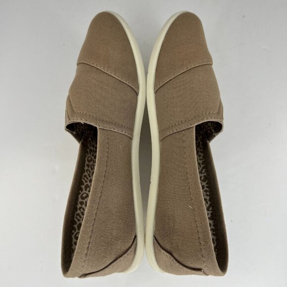 Faded Glory Womens Tan Basic Aline Casual Lightweight Flats Size 9 Slip-On Shoes - Picture 6 of 9